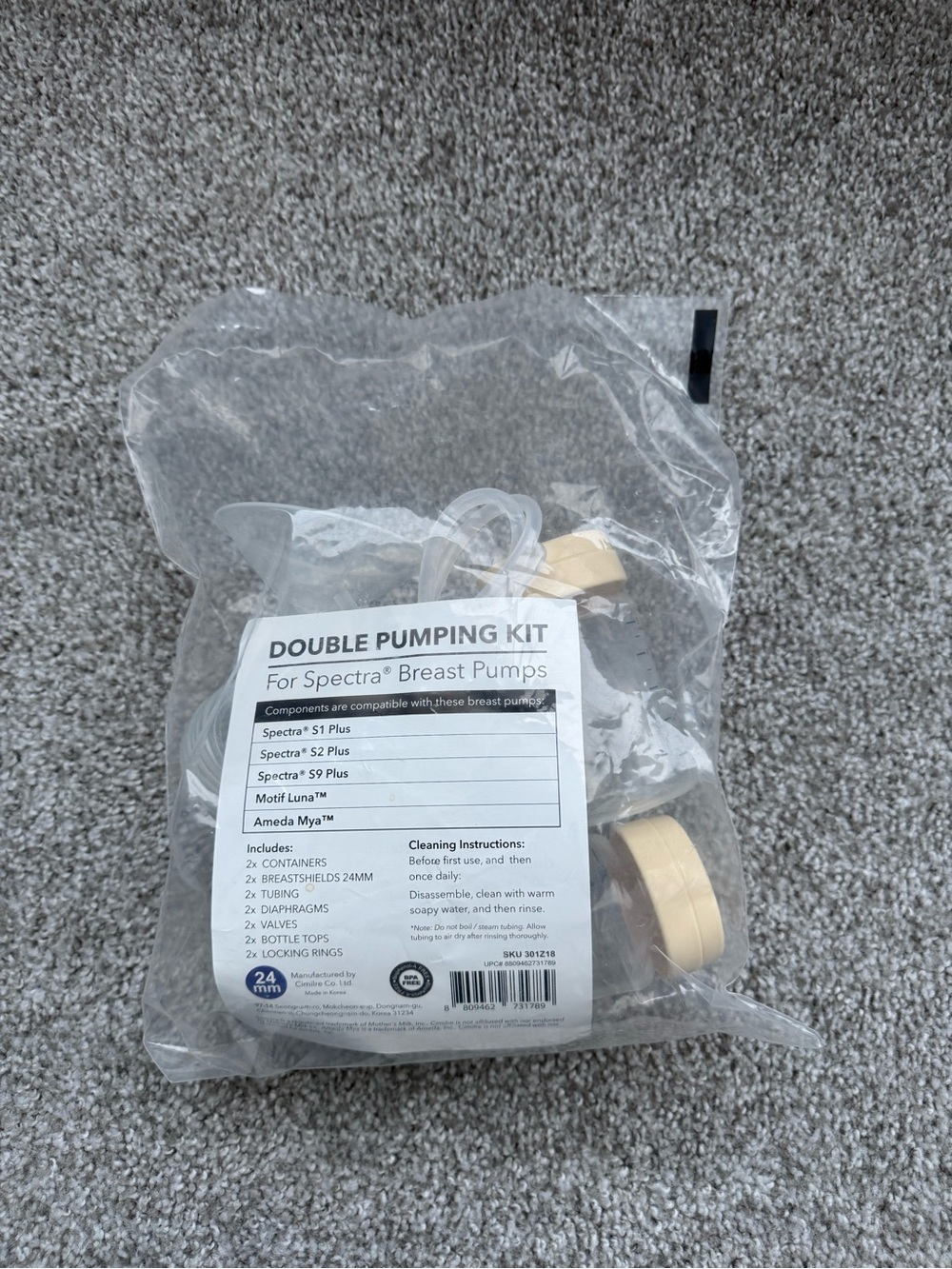 ✨Double Pumping Kit Replacement Parts for Spectra Breast Pumps- 24mm✨